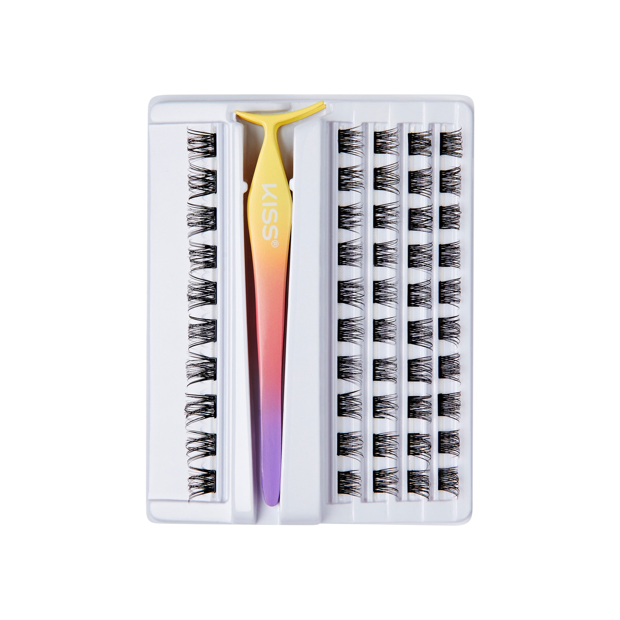imPRESS Falsies Self Adhesive Eyelashes, 50 Lash Clusters - Natural & Wispy - Image 4