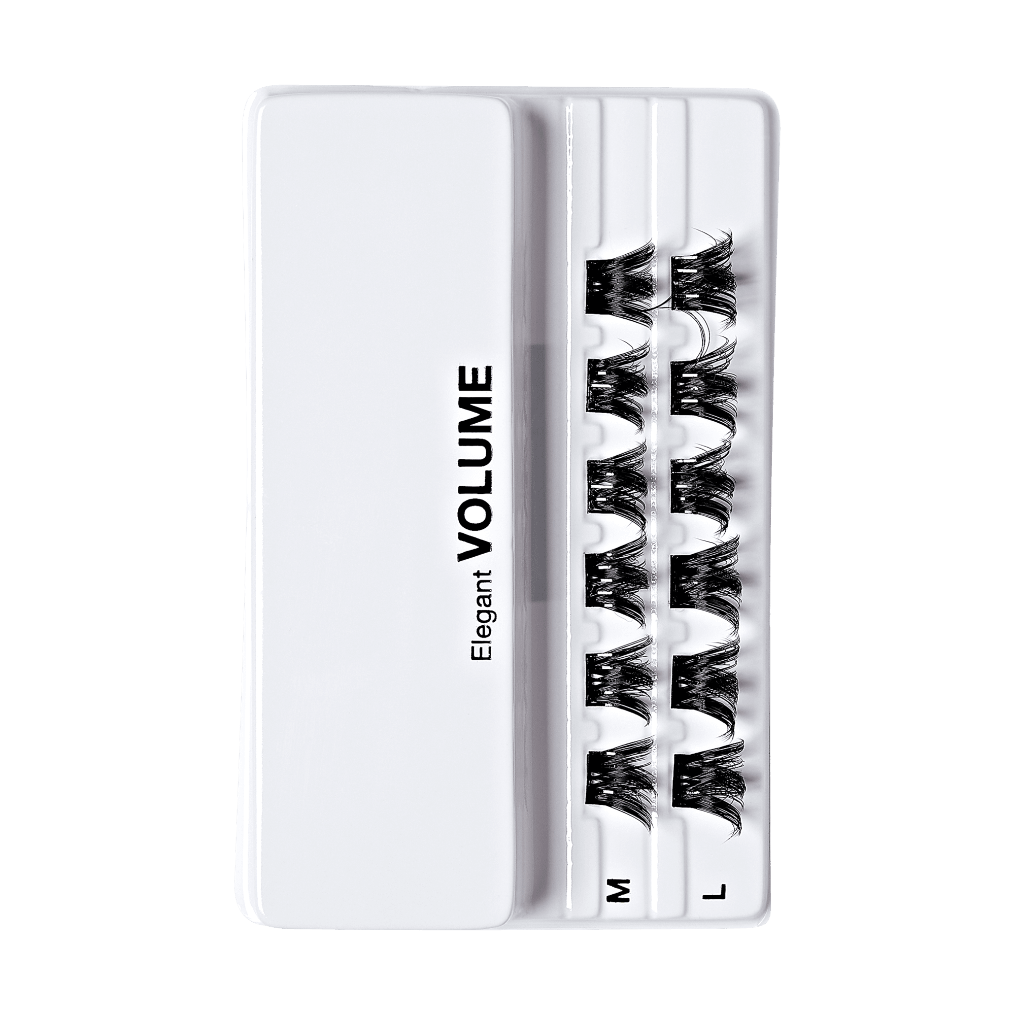 imPRESS Falsies Self Adhesive Eyelashes, 12 Lash Clusters - Elegant - Image 4