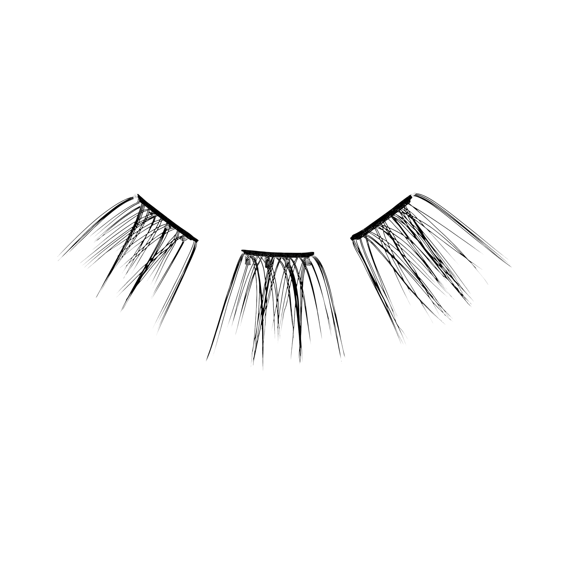 imPRESS Falsies Self Adhesive Eyelashes, 12 Lash Clusters + Applicator – Sleek - Image 7