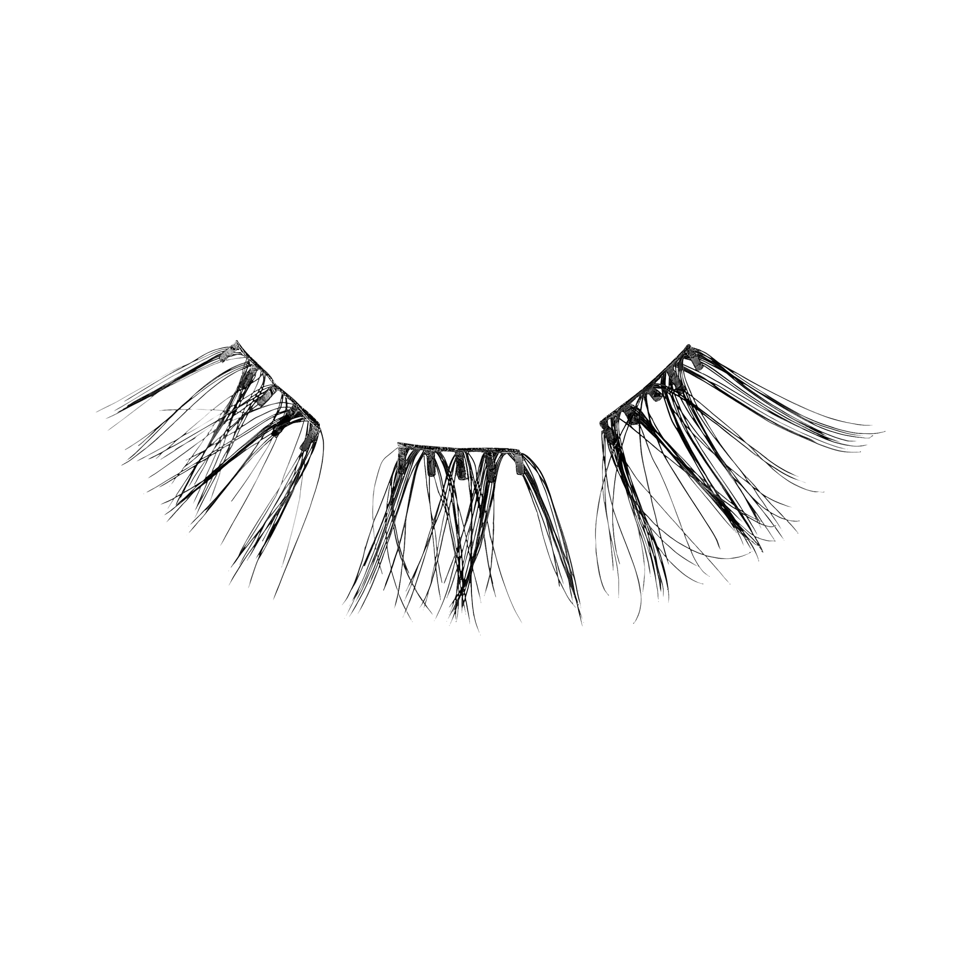 imPRESS Falsies Self Adhesive Eyelashes, 12 Lash Clusters + Applicator - Edgy - Image 7